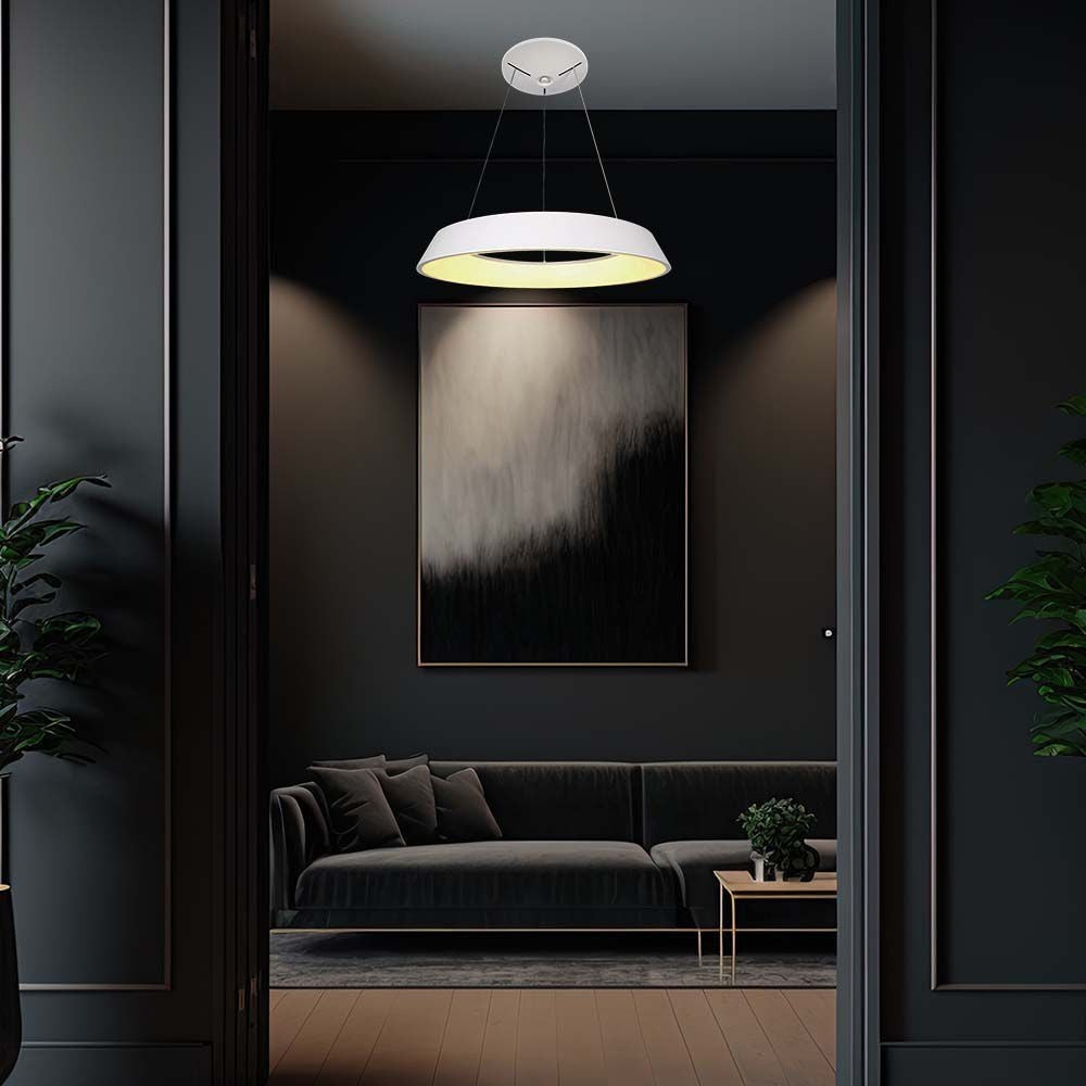 V-Tac 48W LED Designer lysekrone - Hvid, blødt lys, dæmpbar, varm hvid, inkl. lyskilde - 5000lm, RA80