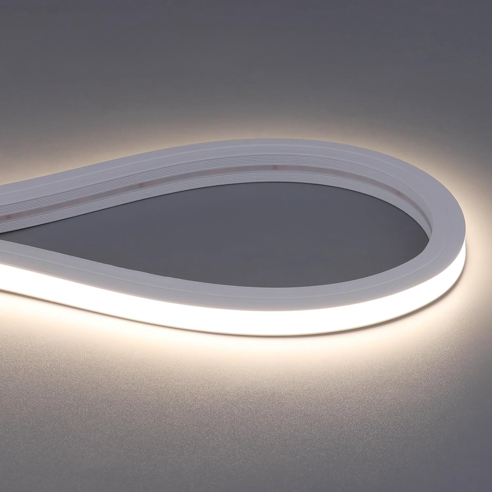 AnyCut Neon Flex 10x10 Neutral hvid LED strip - 5m, 8,5W/m, 12V, Ingen klippeafstand
