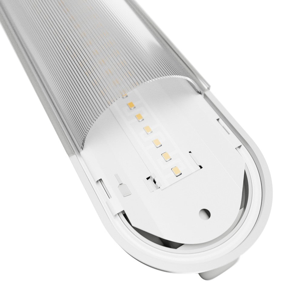 Limea Gigant Pro 40W/30W/20W/10W - Vandtæt 1200mm, Neutral Hvid, 230V, 120°, IP66, IK10, 1190x72x70mm