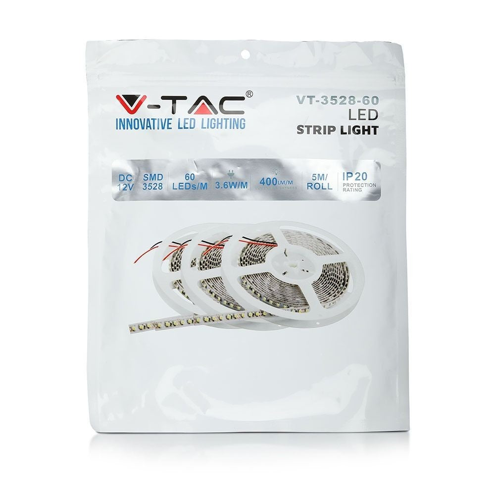 V-Tac 4,2W/m LED strip - 5m, 60 LED pr. meter