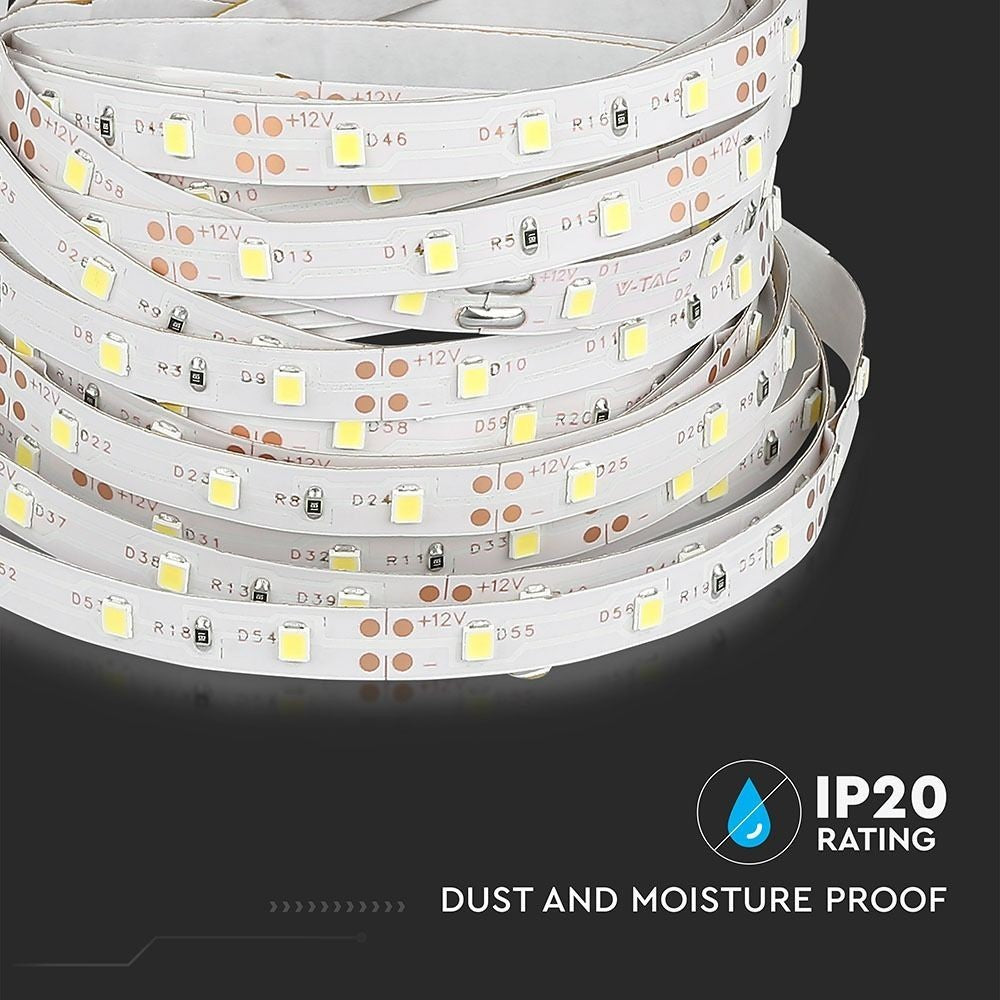V-Tac 4,2W/m LED strip - 5m, 60 LED pr. meter
