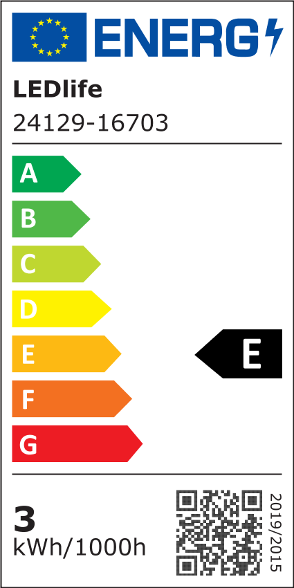 LEDlife Sort Firkantet Væglampe 3W til Inde/Ude IP65 Inkl. Lyskilde - Effekt 230V 330lm RA80