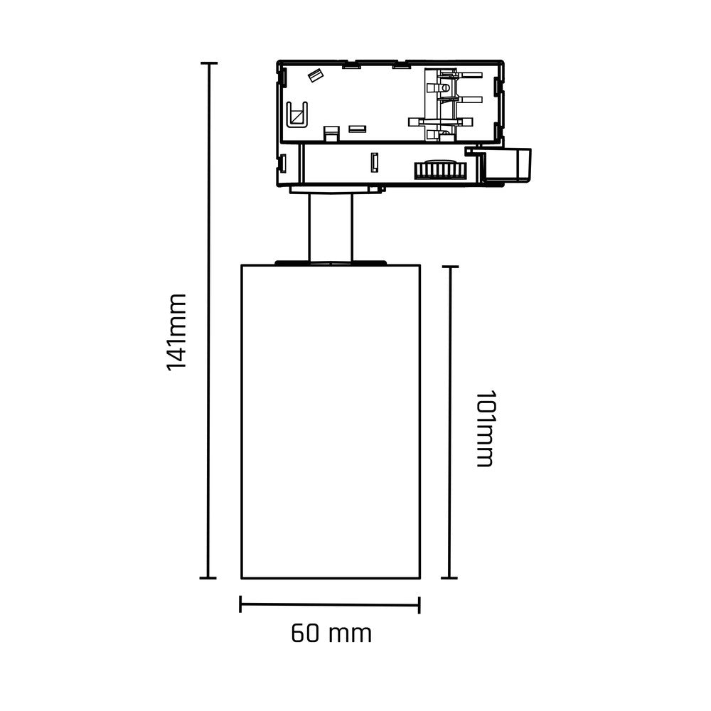 MADARA ALTRO RING GU10 Skinne uden lyskilde - Hvid, 230V, IP20, 60x101x141mm