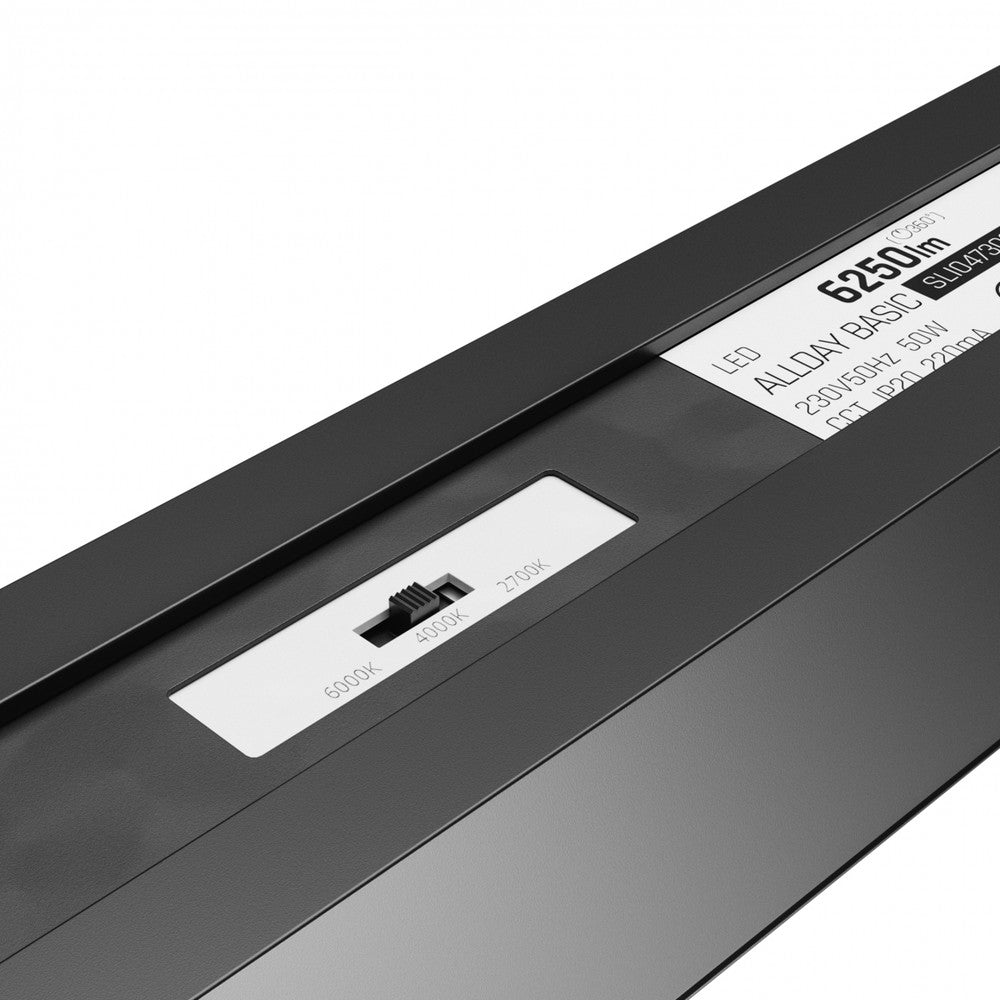 Allday Basic 50W LED Panel - Sort - 5000lm - 5 års garanti