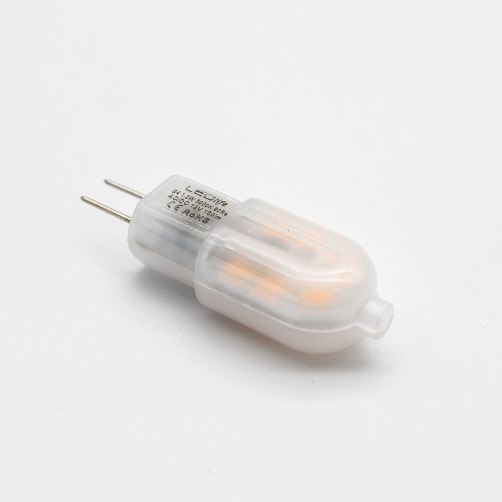 LEDlife 1,2W G4 LED pære - 12V AC/DC, G4-fatning, 150lm