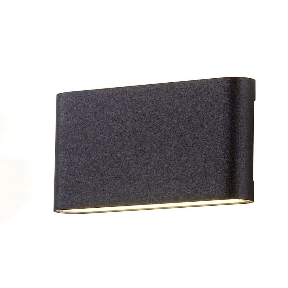 LEDlife DuoLume 12W Sort Væglampe - Op/Ned, Inde/Ude, Inkl. Lyskilde - IP65 Godkendt, 1000lm - RA 80, 230V Input