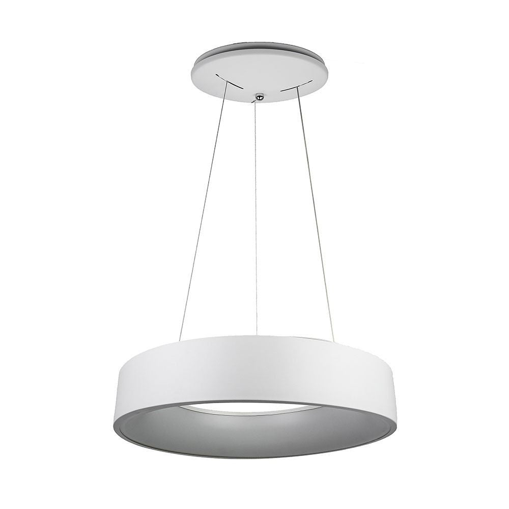 V-Tac 20W LED lysekrone - Hvid, dæmpbar, varm hvid, inkl. lyskilde, 1725lm, RA80, 3 års garanti