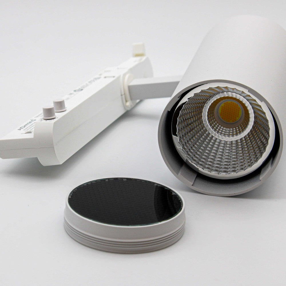 LEDlife PRO-CCT dæmpbar skinnespot 30W - Justerbar CCT + lysstyrke, 120lm/w, RA92, 3900lm, Flicker free