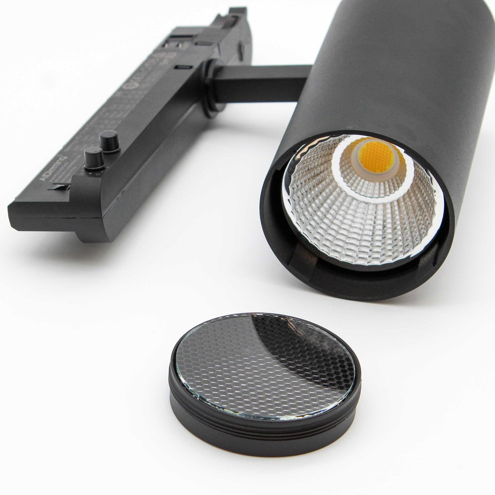 LEDlife PRO-CCT dæmpbar skinnespot 30W - Justerbar CCT + lysstyrke, Sort, 120lm/w, RA92, 3900lm, Flicker free