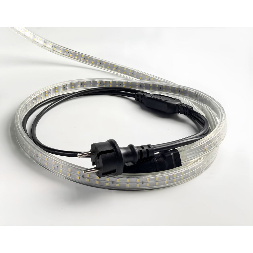 25m 360° arbejdslys LED strip på tromle - 230V, IP67, 360 LED/m, 12W/m, 1500 lm/m - 300W, 37500lm