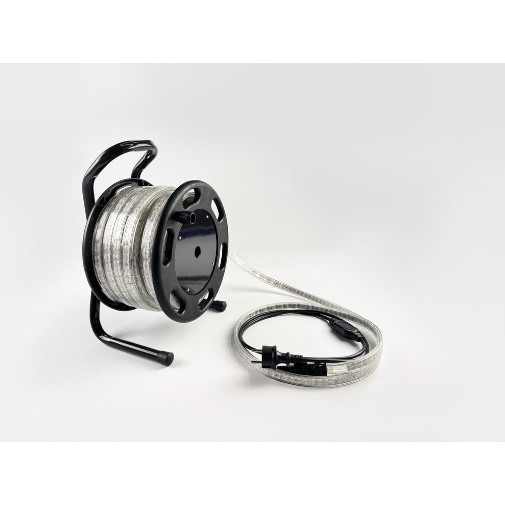 25m 360° arbejdslys LED strip på tromle - 230V, IP67, 360 LED/m, 12W/m, 1500 lm/m - 300W, 37500lm