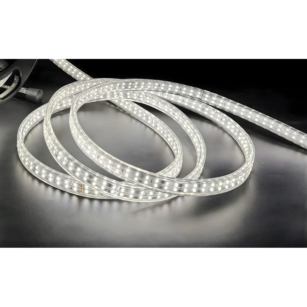 50m 360° LED strip arbejdslys på tromle - 230V, IP67, 360 LED/m, 12W/m, 1500 lm/m, 600W, 75000lm