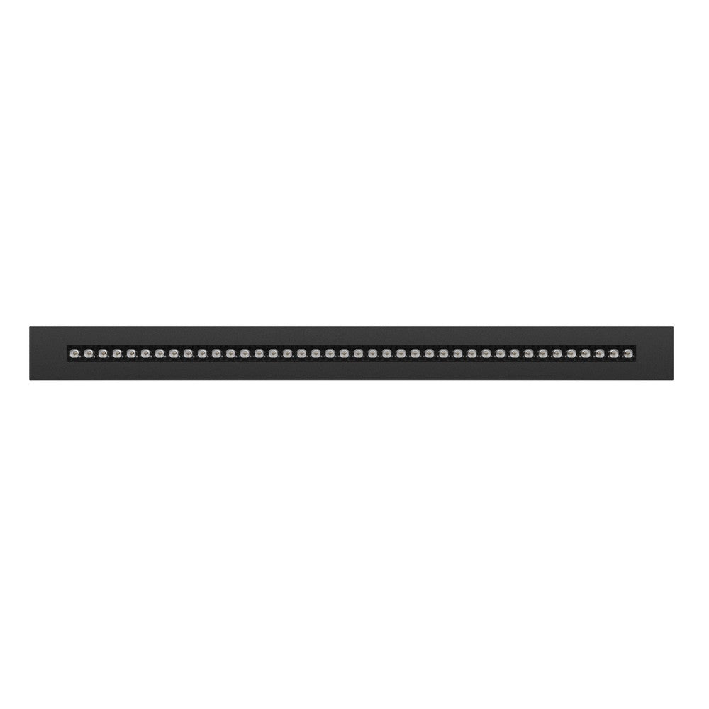 Sort 40W LED Plank med 230V Input, 1195x100x25 dimensioner, 3000lm, RA90, CCT 40°, IP20, 5 års producentgaranti