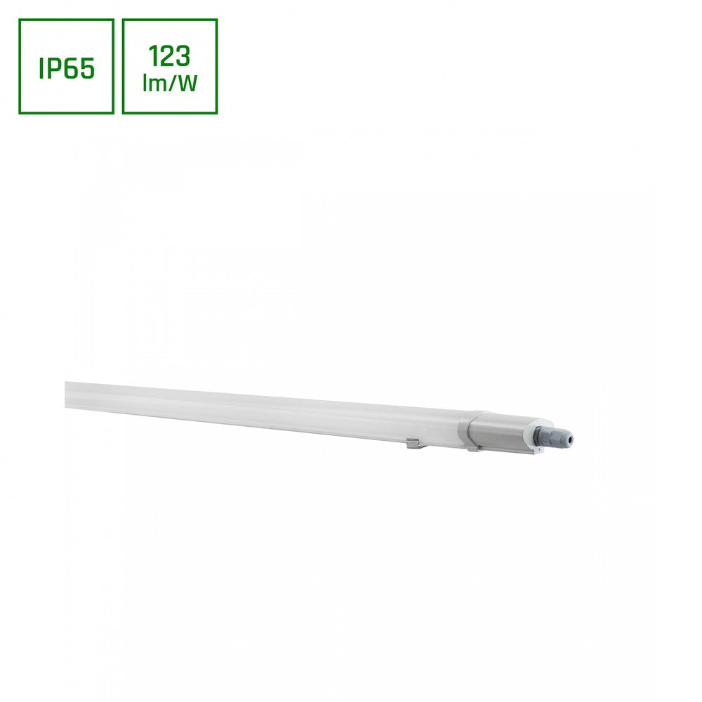 Limea Mini II 36W LED Vandtæt Armatur 1200mm Neutral Hvid IP65 RA80 230V 4300lm - Hvid