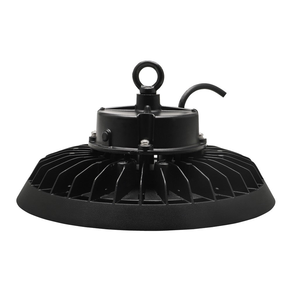 Plateo 4 High Bay 200W-150W-100W LED Loftlys - Neutral Hvid, 230V, 90°, IP65, IK09, Sort, Effektændring, 0-10V