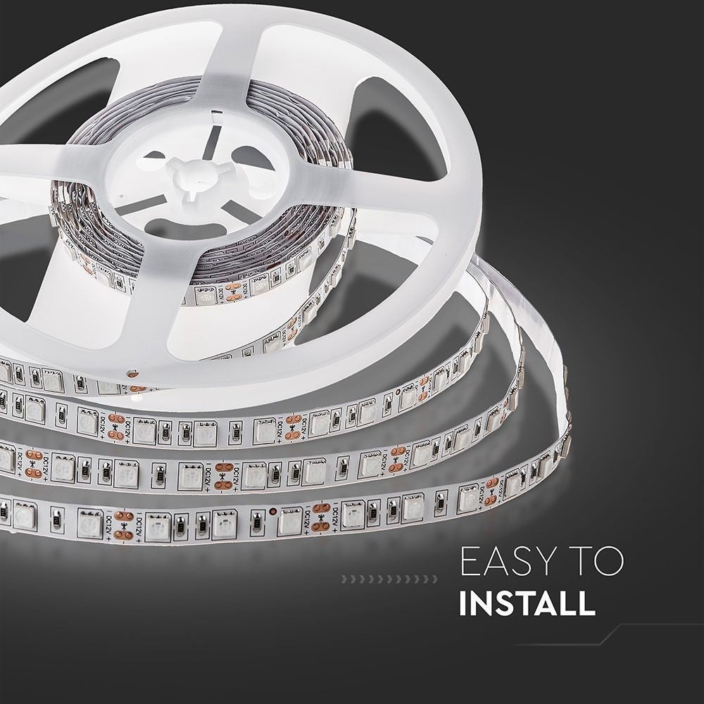 V-Tac 10,8W/m RGB+WW LED strimmel - 5m, 60 LED pr. meter - Input: 12V - 900lm/m