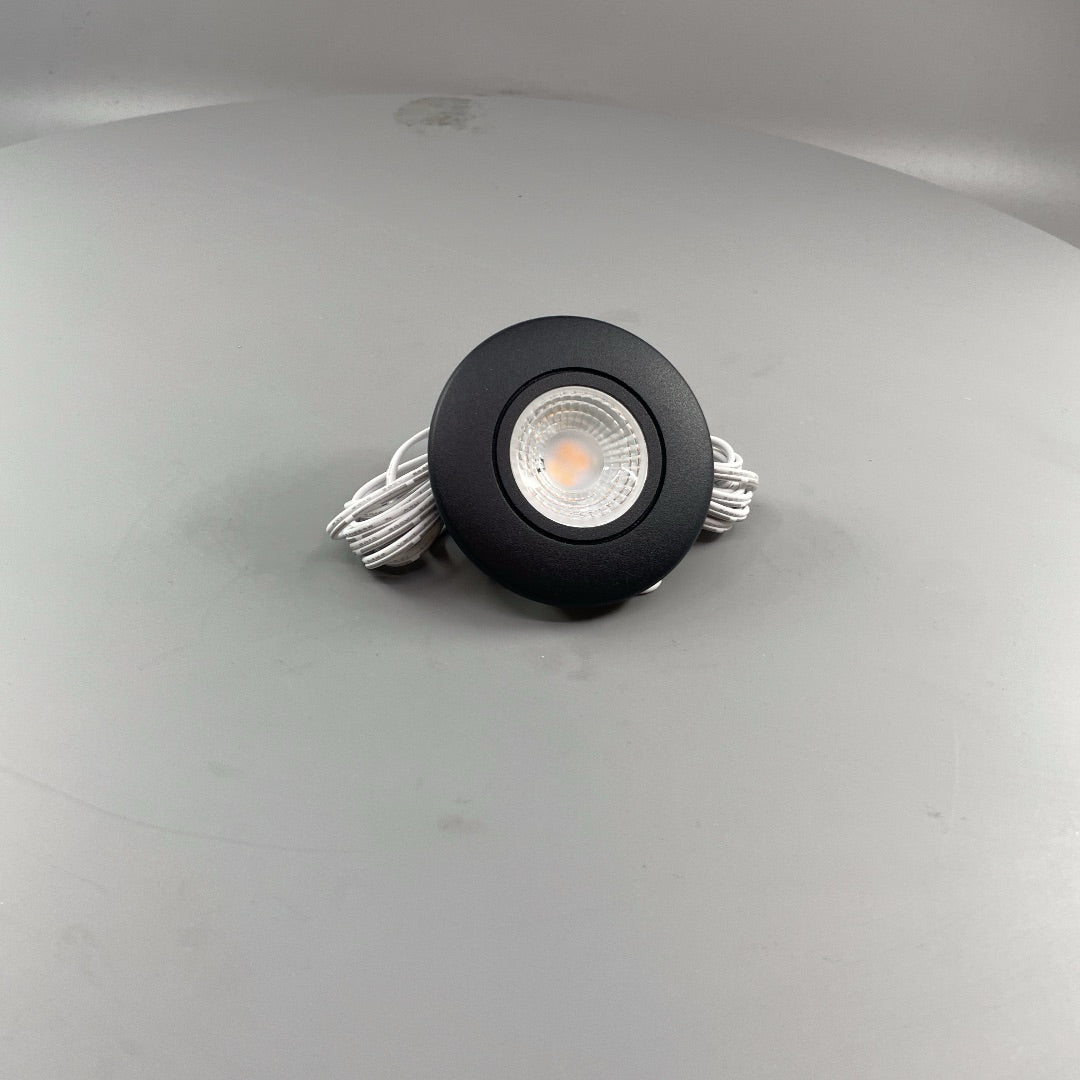 Daxtor Easy 2-Place LED møbelspot 3W 2700K – IP44 – Sort (360° frame 24)