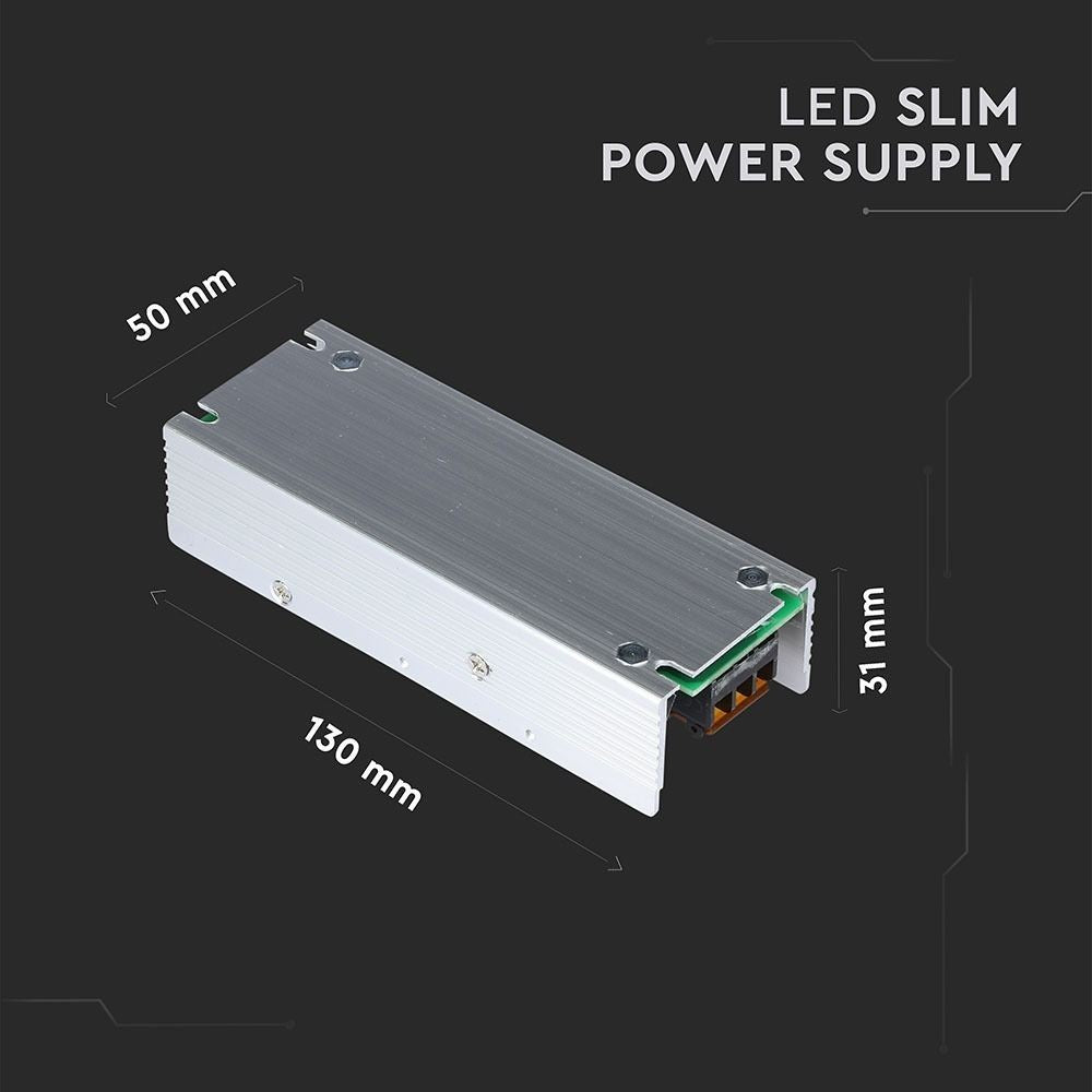 V-Tac Strømforsyning - 75W, 12V, 6A, IP20 - Højeffektiv strømforsyning til 12V-enheder med 75W effekt og 6A output