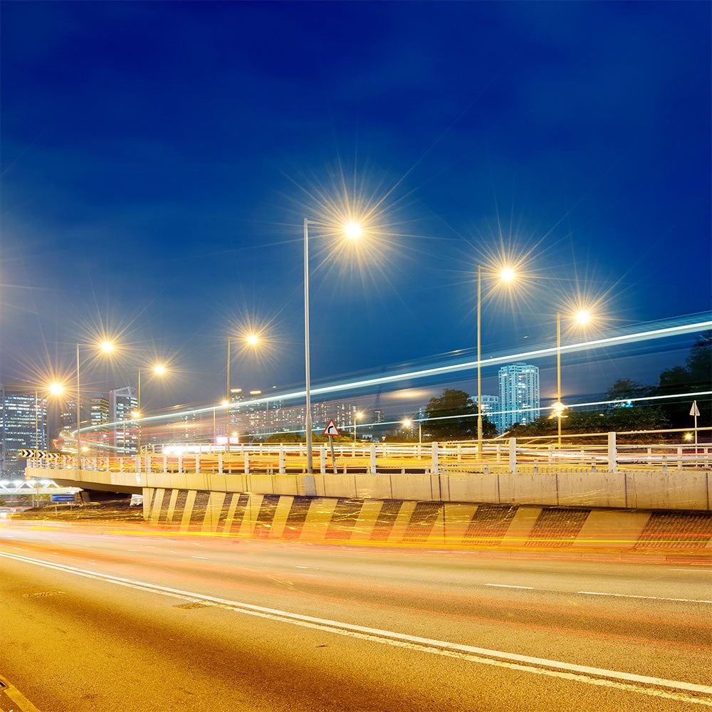 160W LED Gadelygte med TYPE III-M linse og Samsung chip - 4000K, 130lm/W, 20800lm, RA70 - IP65, 5 års garanti