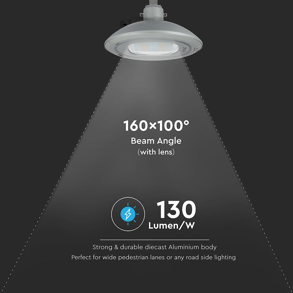 100W LED Nedhængt Gadelygte Samsung Chip 4000K (130lm/W) - 5 års garanti