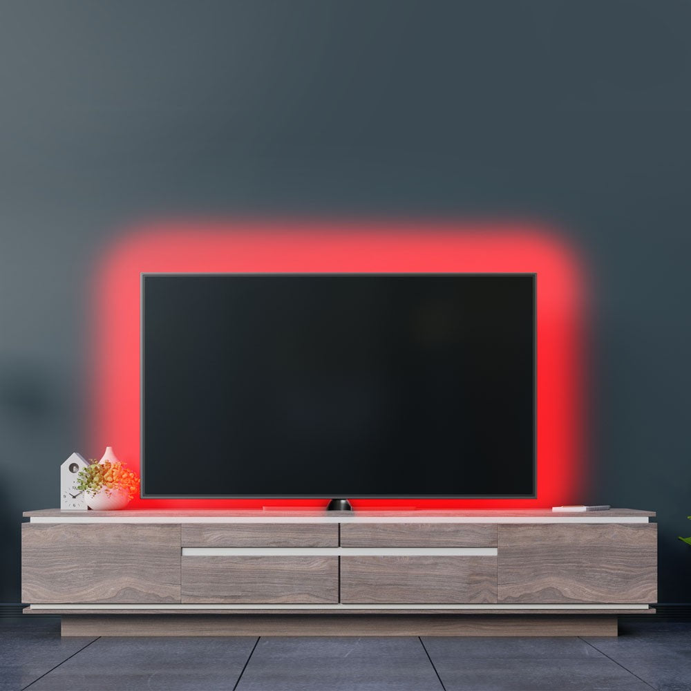 300 LED Stribelys Sæt 4.8W/m, IP20, 2x5m Rulle, RGB (EU stik)