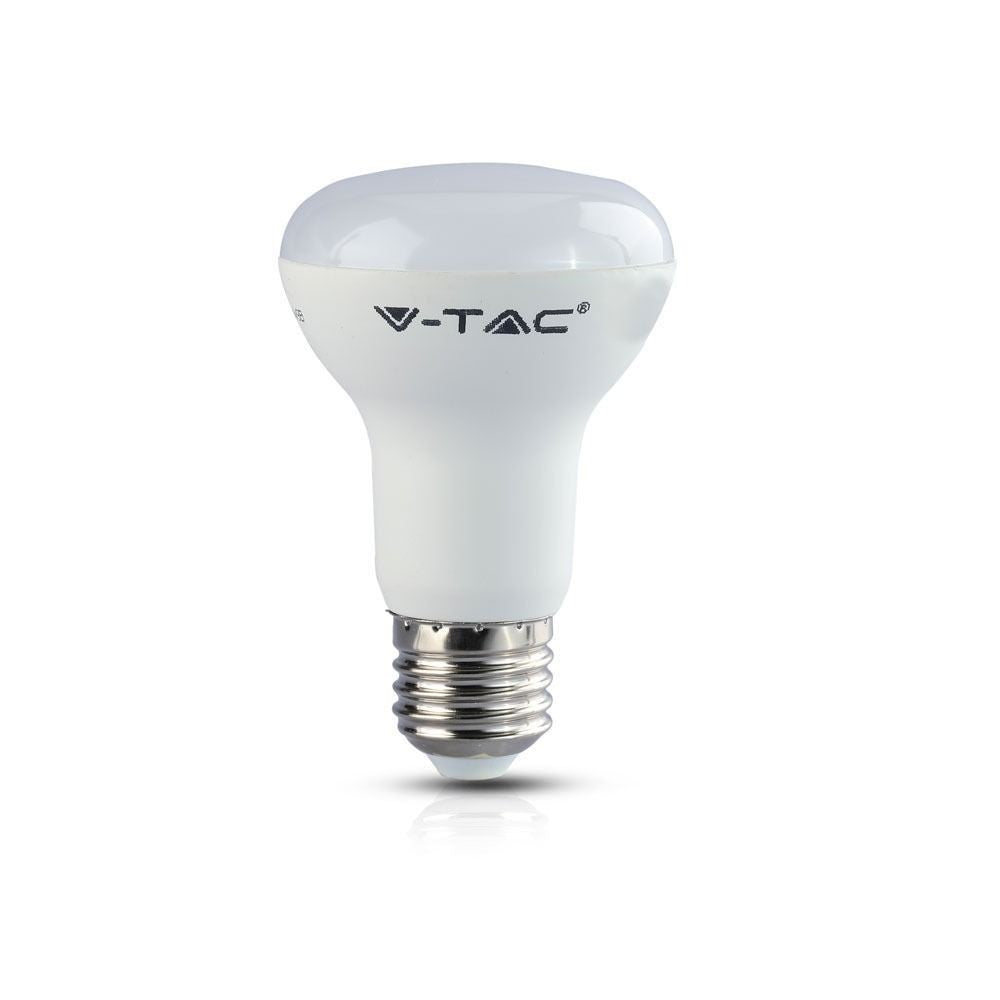 V-Tac 8W LED spotpære - Samsung LED chip, R63, E27 - erstatning for 60W - 230V - 600lm - RA80 - 5 års producentgaranti