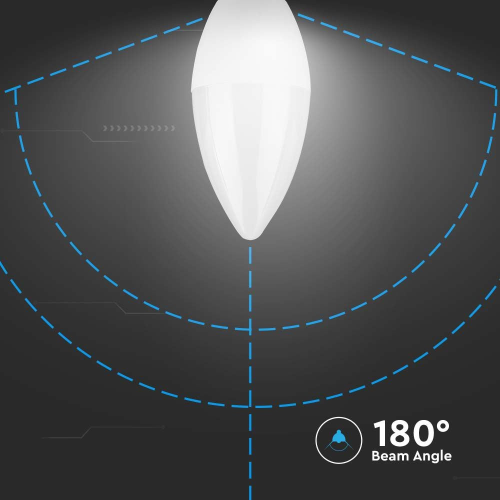LED Kertepære E14 - 4,5W, 3000K, 470lm, RA80 - Energibesparende lyskilde til små fatninger