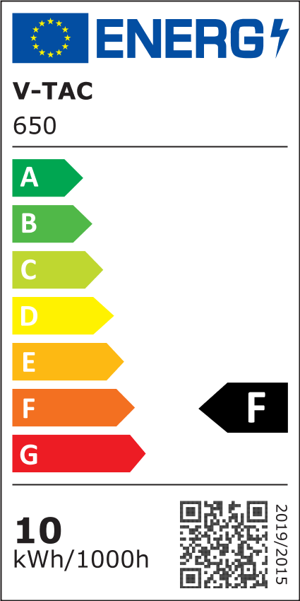 V-Tac T8-Samsung60 - 10W LED rør, erstatter 18W lysstofrør, Samsung LED chip, 5 års garanti