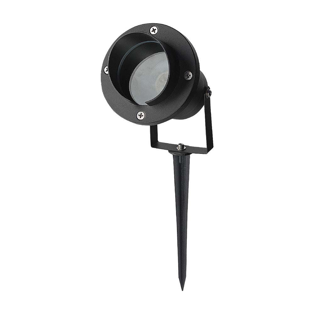 V-Tac Pro GU10 Havelampe - Aluminium sort, IP65 (3 års garanti)