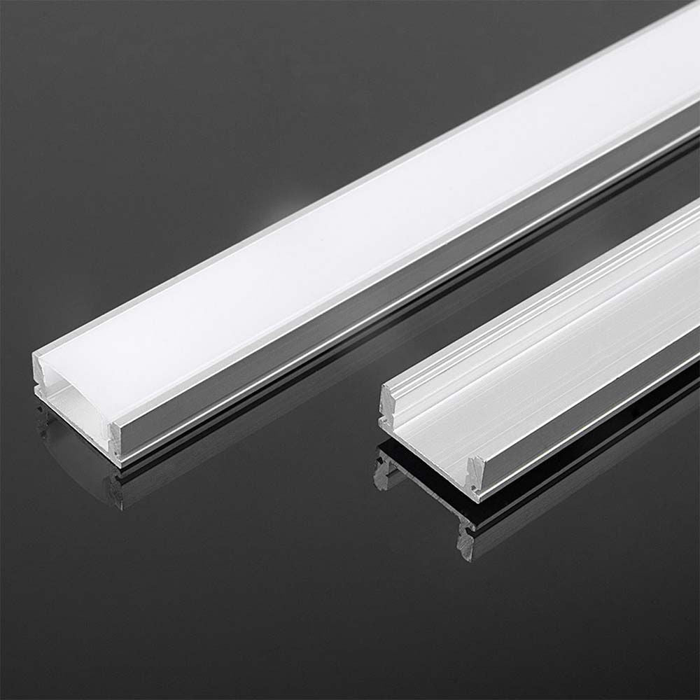 Monteringssæt med Diffuser til LED-Strip - 2000x17,4x7mm.