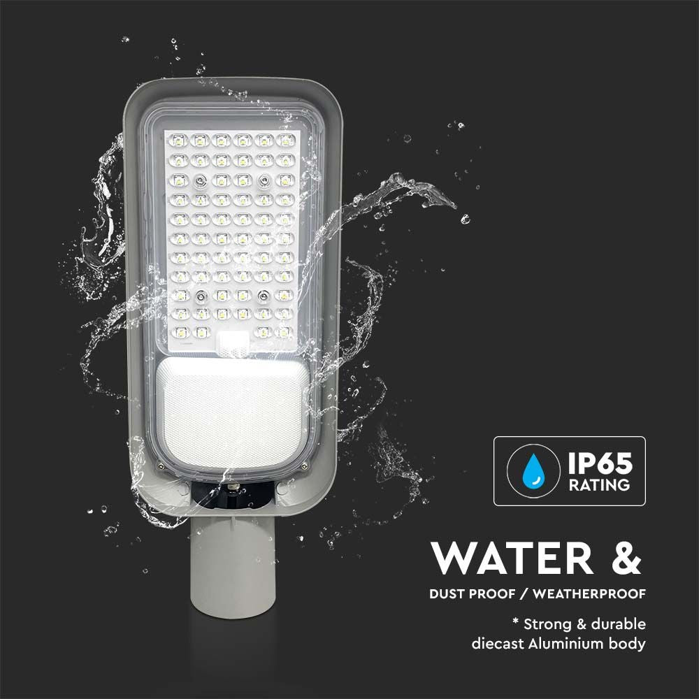 30W LED Gadelygte - 4000K, Effekt: 30W, Lysstyrke: 2505lm, Farvegengivelse: RA70, Vandtæt IP65 - Ideel til udendørs belysning