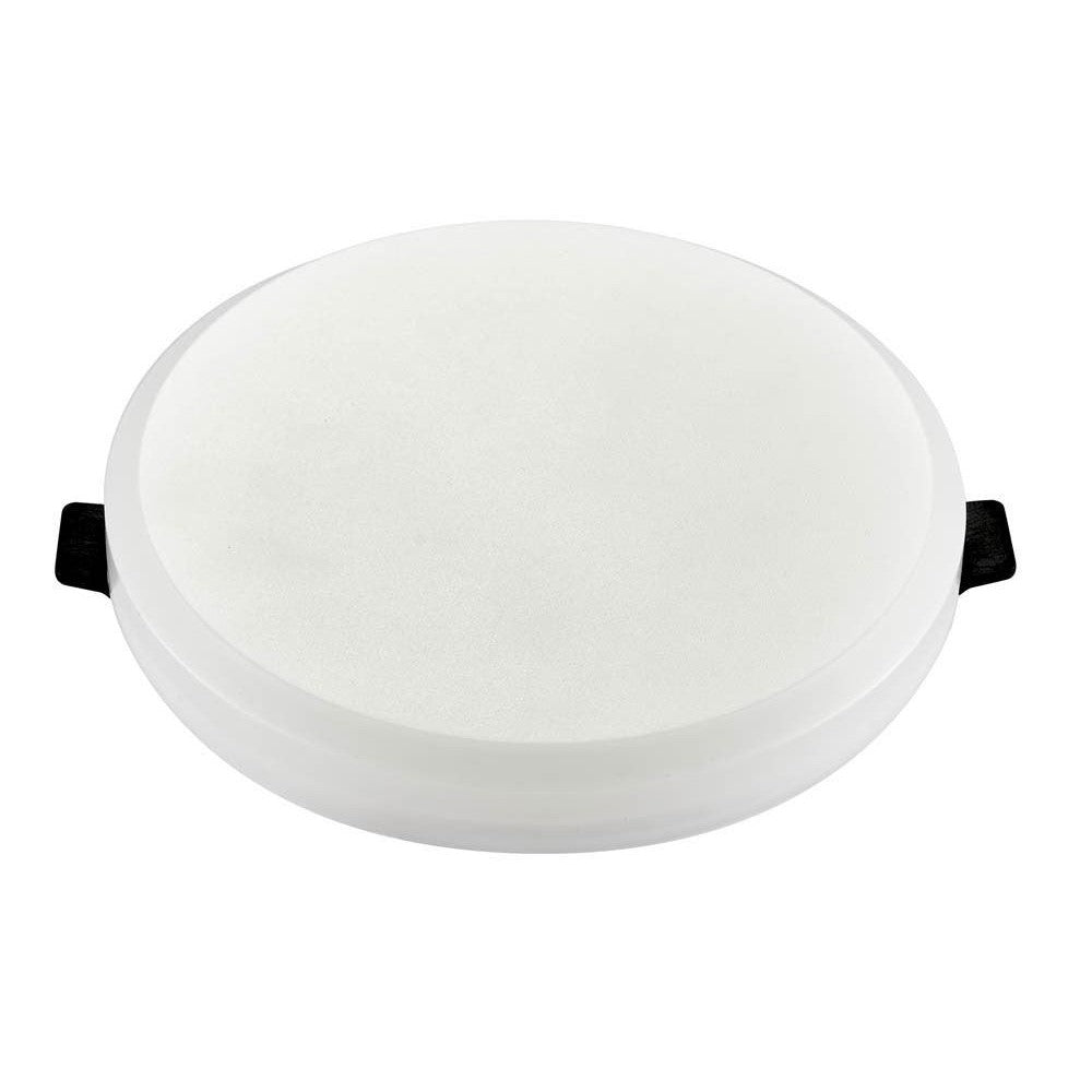 V-Tac 8W LED indbygningspanel med Samsung LED chip - Ø7 cm hul, Ø9,3 cm mål, 230V, 800lm, RA80