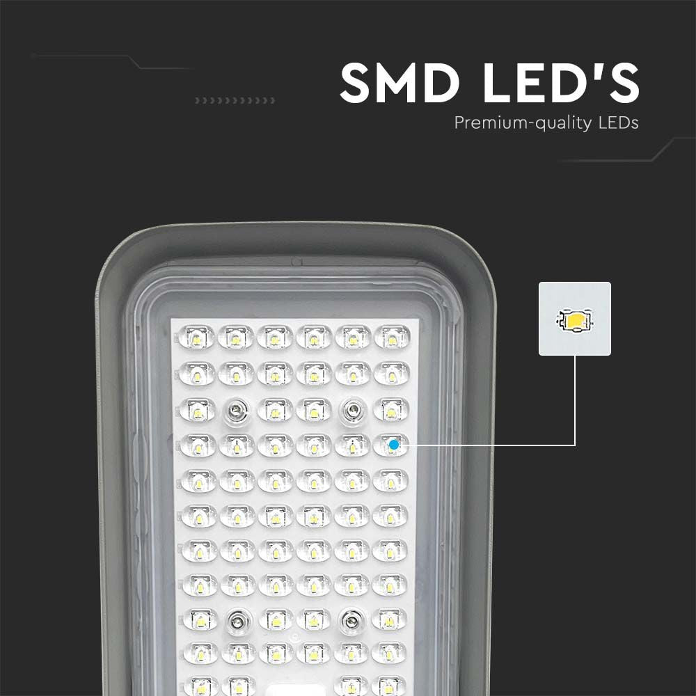 50W LED gadelys med 4000K lysfarve, 4270lm, RA70, IP65 – Vejrbestandig og energieffektiv belysning til gader og veje