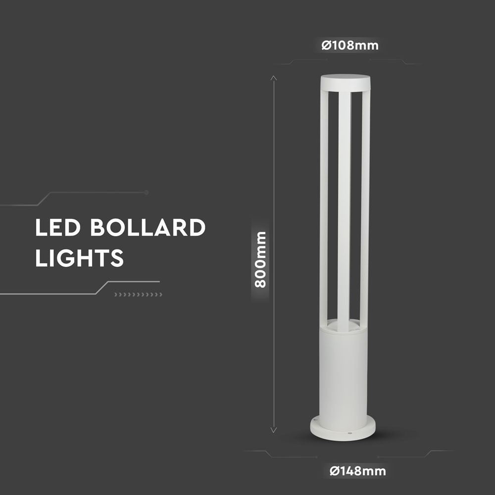 V-Tac 10W LED Havelampe - Hvid, 80 cm, Vandtæt, 230V