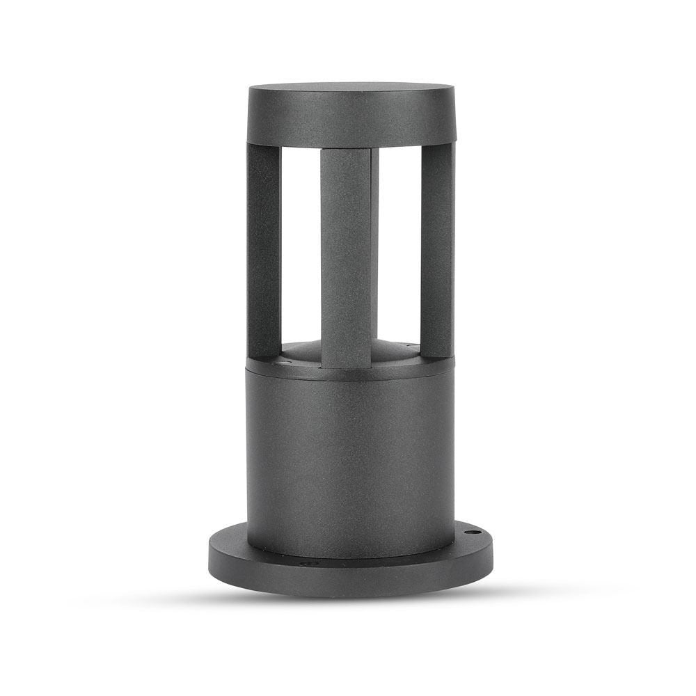 V-Tac 10W LED Havelampe - Sort, 25 cm, Vandtæt, 230V, 450lm, RA80