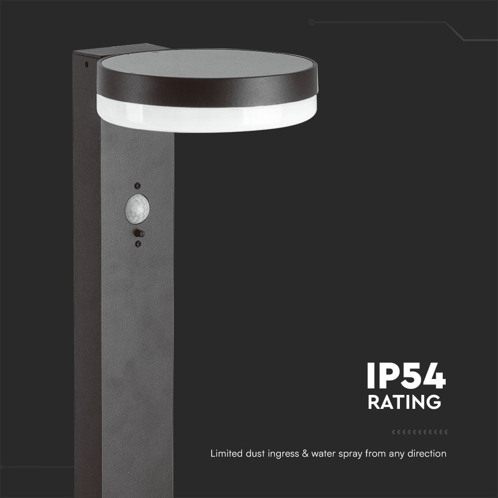 5,5W LED Solcelle Pullertlampe med PIR Sensor og IP54 Beskyttelse