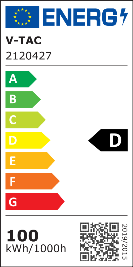 100W LED Gadenlygte med Samsung Chip, Adaptor og 5 års garanti