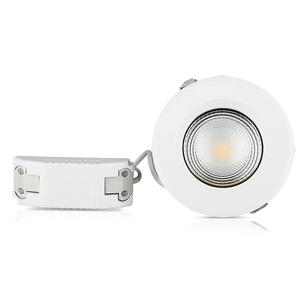 V-Tac 20W LED indbygningsspot - Erstatter 180W, Ø16,7cm hul, Ø18cm mål, 230V