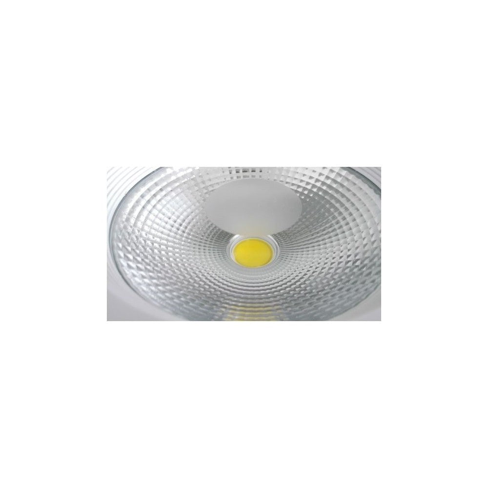V-Tac 20W LED indbygningsspot - Erstatter 180W, Ø16,7cm hul, Ø18cm mål, 230V