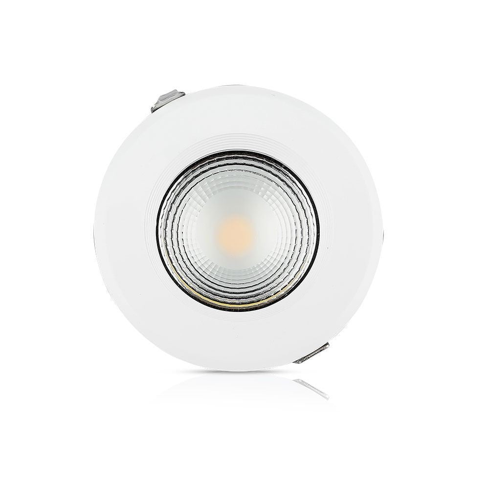 V-Tac 20W LED indbygningsspot - Erstatter 180W, Ø16,7cm hul, Ø18cm mål, 230V