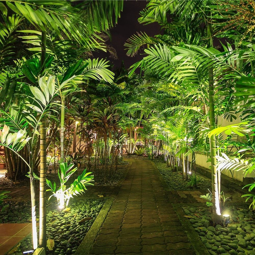 V-Tac 12W LED Havelampe Sort IP65 230V 720lm RA80
