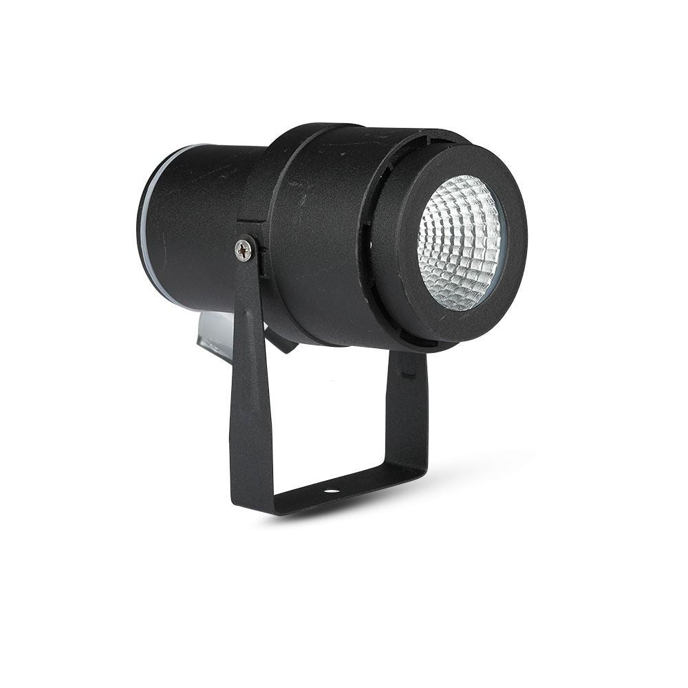 V-Tac 12W LED Havelampe Sort IP65 230V 720lm RA80
