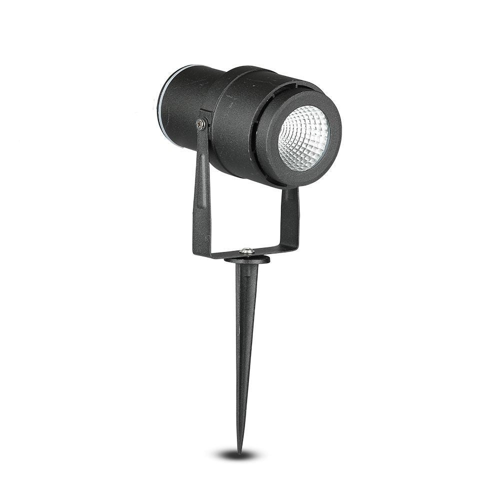 V-Tac 12W LED Havelampe Sort IP65 230V 720lm RA80