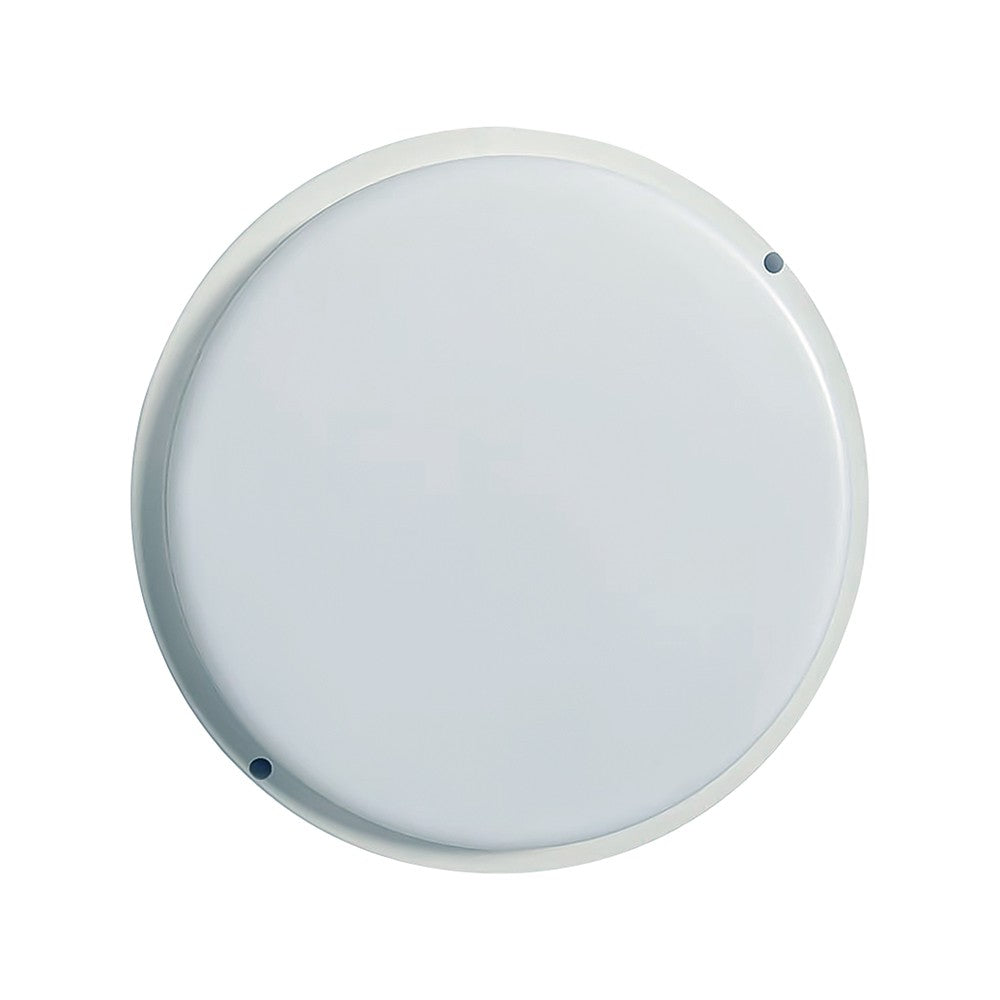 24W Væglampe med 2500lm - 240mm, 3000K, RA80, IP54 - Ideel til udendørs belysning