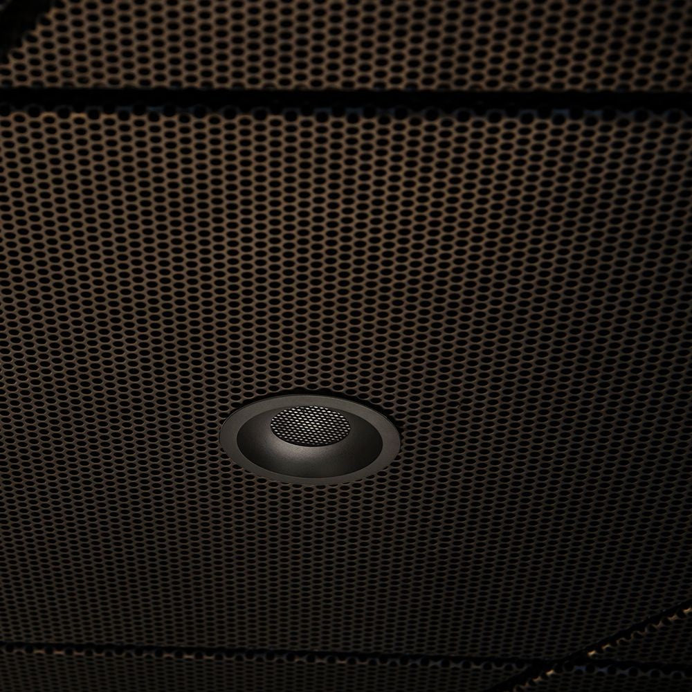 12W LED Honeycomb Downlight med Sort Ring og Sort Kølekrop - Perfekt til høj farvegengivelse (RA90)