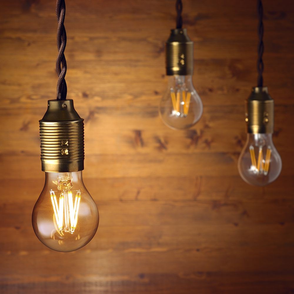 LED Filament Pære E27 - 12W, Klart Dæksel, 4000K, 1521lm, RA80