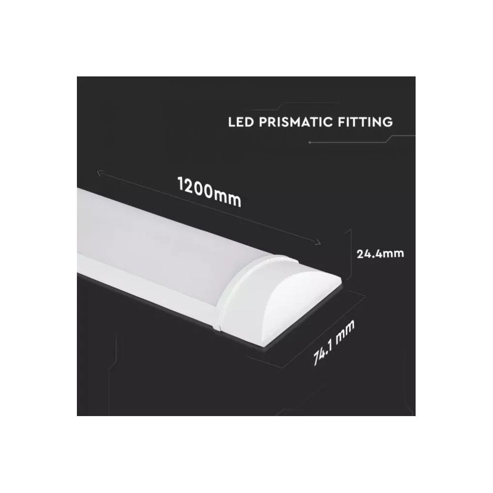 V-Tac 40W LED Armatur - Samsung Chip, 120 cm, 230V, 4800lm, RA80, 5 års garanti