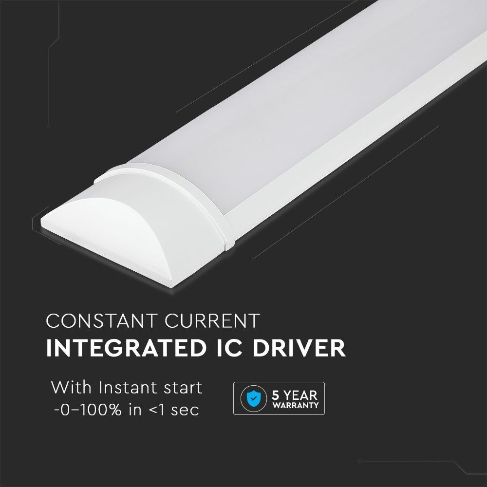 V-Tac 40W LED Armatur - Samsung Chip, 120 cm, 230V, 4800lm, RA80, 5 års garanti
