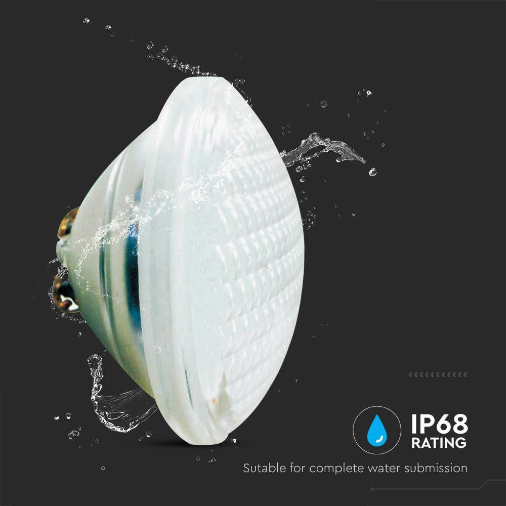 35W LED GLAS POOLLYS 6500K - VT-12135 IP68 12V 4100lm