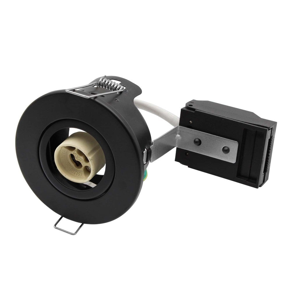 Indbygningsspot V-Tac - Sort GU10, IP20, 230V, 3 års producentgaranti